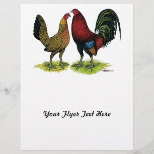 Gamefowl Pair Reklamblad