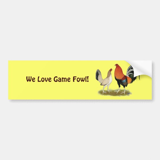Gamefowl Wheatens Bildekal (Framsidan)