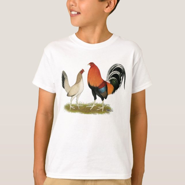 Gamefowl Wheatens T Shirt (Framsida)