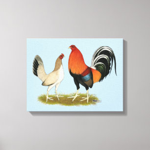 Gamefowlhjul Canvastryck