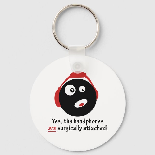 GameFYi-hörlurar Surgiskt anslutna Nyckelring (Framsida)