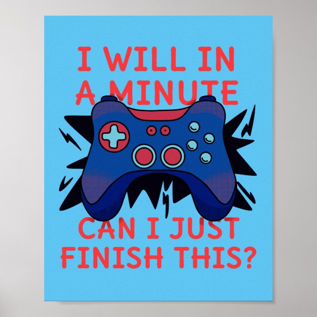 Gamer Affisch (Framsidan)