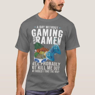 Gamer Anime Japansk Noodle Ramen T Shirt
