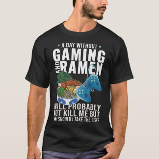 Gamer Anime Japansk Noodle Ramen T Shirt
