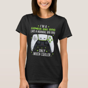 Gamer Big Bro-spel-spel, Roligt Video Game Geek B T Shirt