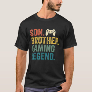 Gamer Birthday för Tonåring Boys Son Brother-spel T Shirt