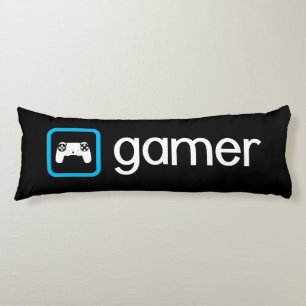 Gamer (blått) kroppskudde