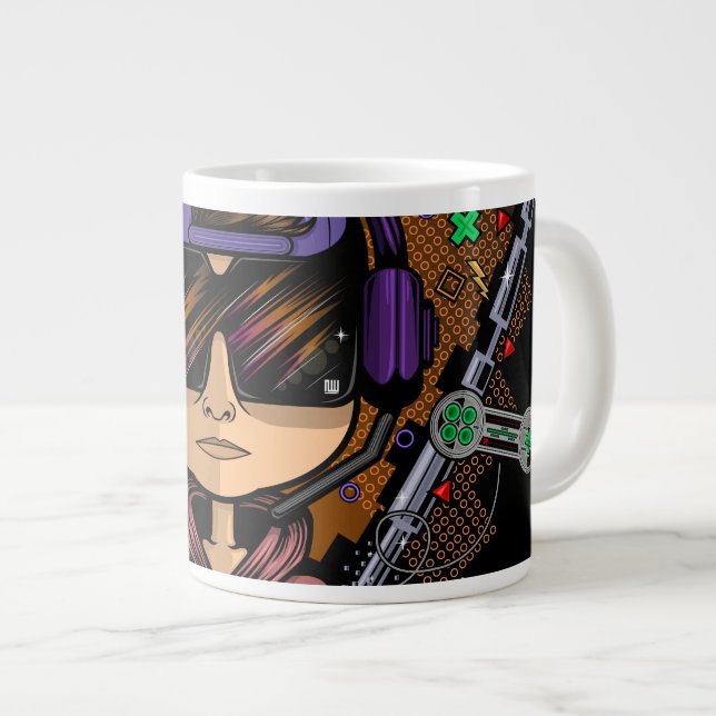 Gamer Boy Jumbo Mugg (Framsida höger)