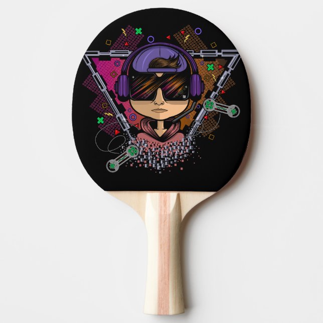 Gamer Boy Pingisracket (Framsidan)