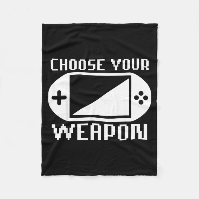 Gamer , Boys Men Women Video Gaming Is My Therapy  Fleecefilt (Framsidan)