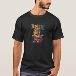 Gamer Bruh Cat Video Games T Shirt