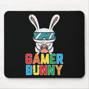 Gamer Bunny Cute Påsk Video-spel för spel Kid Musmatta