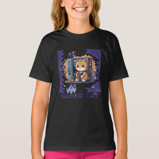 Gamer Cat T Shirt