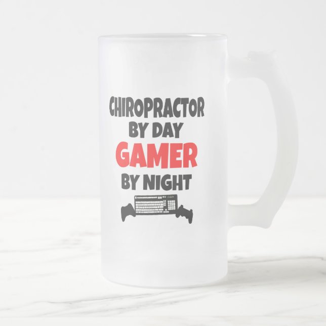 Gamer Chiropractor Frostat Ölglas (Höger)