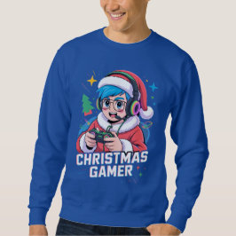 Gamer Christmas Gifts Cool Kids Holiday Gamer  Lång Ärmad Tröja