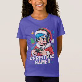Gamer Christmas Gifts Cool Kids Holiday Gamer  T Shirt