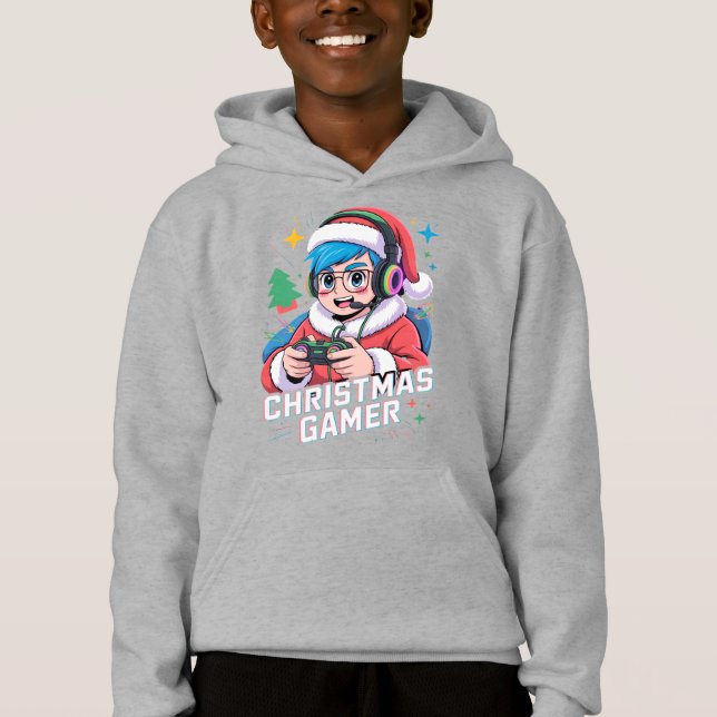 Gamer Christmas Gifts Cool Kids Holiday Gamer  T Shirt (Framsida)