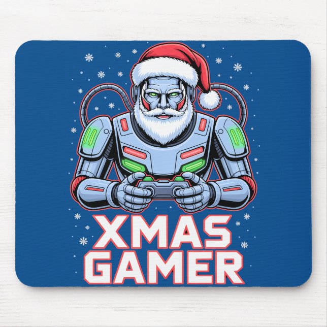 Gamer Christmas Gifts Cyber Santa Robot Xmas Gamer Musmatta (Framsidan)