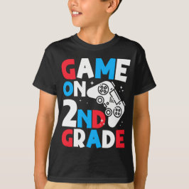Gamer Citat Game On 2:a Klass Gaming Cool Gamer T Shirt