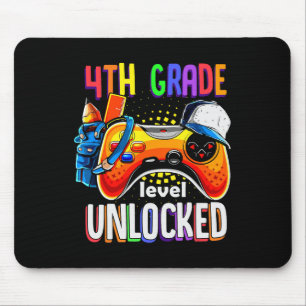 Gamer Ck Till Skolan Gamepad 4:e Fjärde Klass Nivå Musmatta