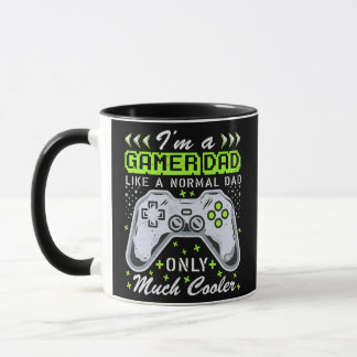 Gamer Dad Like A Normal Dad Video Game Father's Mugg