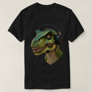 Gamer Dinosaur T Shirt