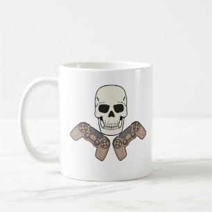 GAMER Dödskalle Design Mugg