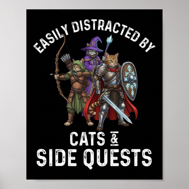 Gamer Easily Distracted  Poster (Framsidan)