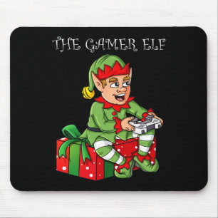 Gamer Elf-Roligtens julbojor Kids Tonåring spel Musmatta