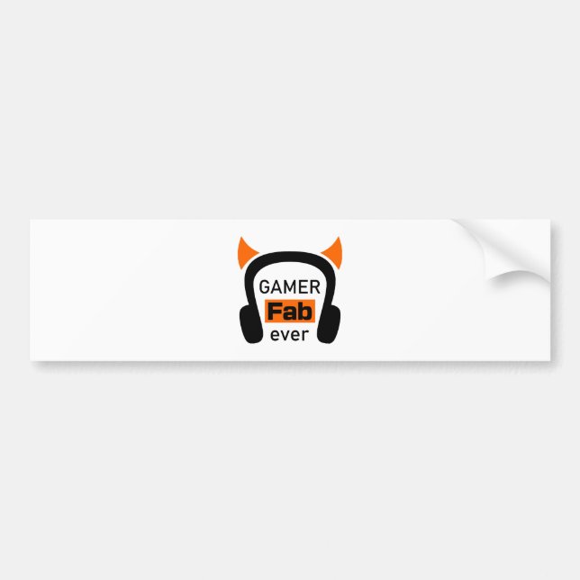 gamer fab-ever bildekal (Framsidan)
