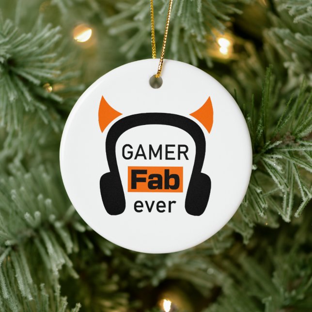 gamer fab-ever julgransprydnad keramik (Träd)