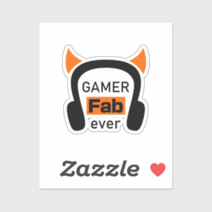 gamer fab-ever klistermärken