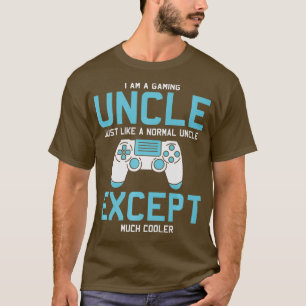 Gamer farbror Funny Gaming Gifts for Uncles Video T Shirt