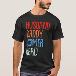 Gamer Fars dag Gaming Make Pappa Hero Pappa D T Shirt