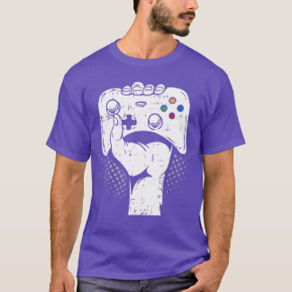 Gamer Fist Konsolspelkontroll Gamepad Cool Ga T Shirt