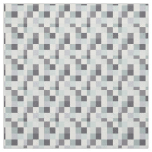 Gamer för grå färgPixelated mönster   Tyg
