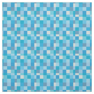 Gamer för Lapis blåttPixelated mönster   Tyg