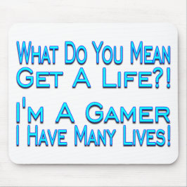 Gamer för många liv musmatta