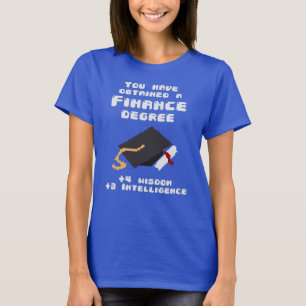 Gamer för rpg för finansgradstudent rolig t shirt