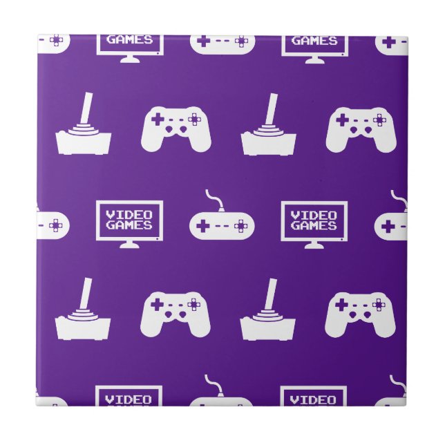 Gamer för videospel för design för dobbel för kakelplatta (Framsidan)