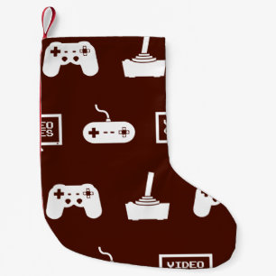 Gamer för videospel för design för dobbel för liten julstrumpa
