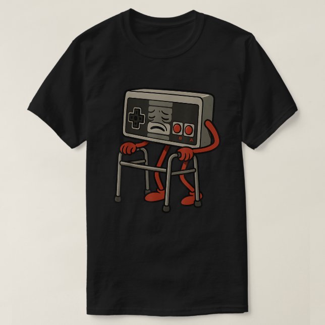 Gamer Forever | Retro Video Game Controller T Shirt (Design framsida)