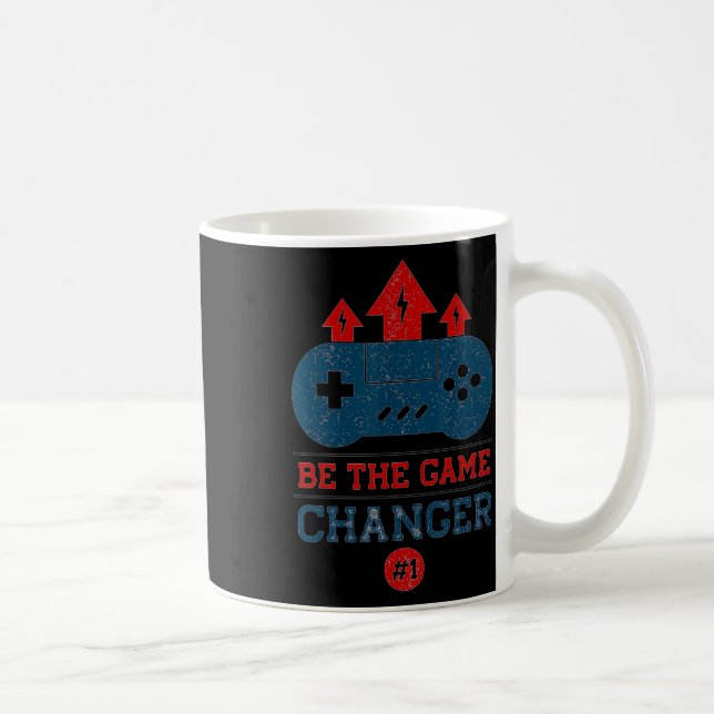 Gamer Game Changer Video Game Lover Gift Shirt  Kaffemugg (Höger)