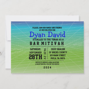 GAMER GAMING DIGITAL Pub Mitzvah-inbjudan Inbjudningar