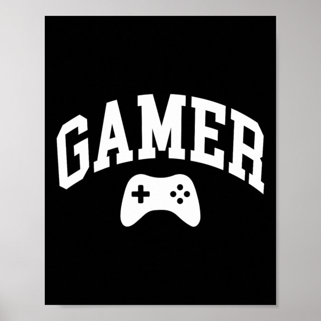 Gamer Gaming Game Funny Graphic  Poster (Framsidan)