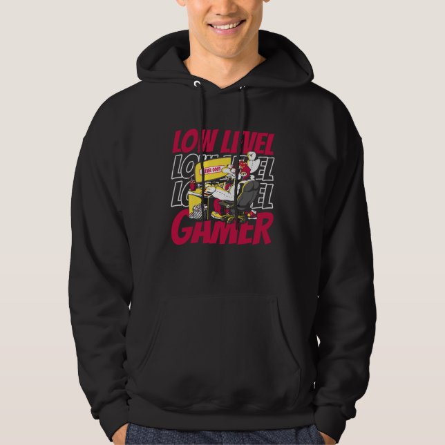 Gamer  Gaming Video Games Hoodie (Framsida)