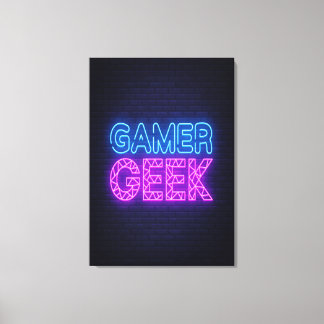 Gamer Geek Canvastryck