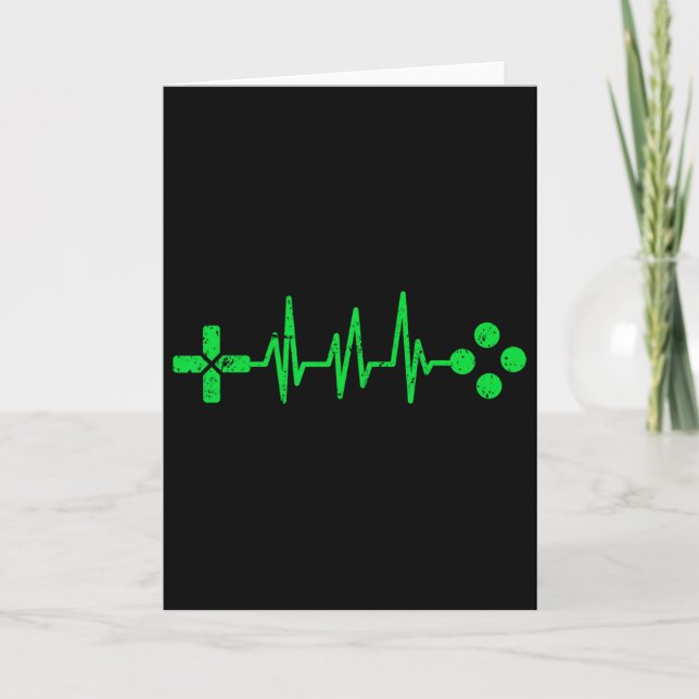 Gamer Geeks Heartbeat Gaming  Kort (Framsida)