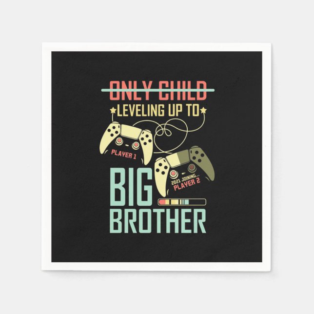 Gamer Gift | Big Brother 2021 Gamer Pappersservett (Framsidan)