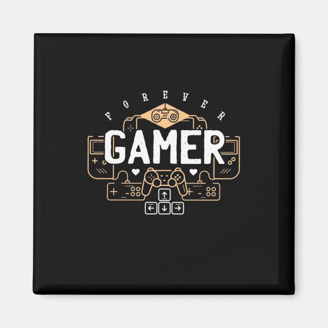 Gamer Gift | Forever Gamer Magnet (Framsidan)